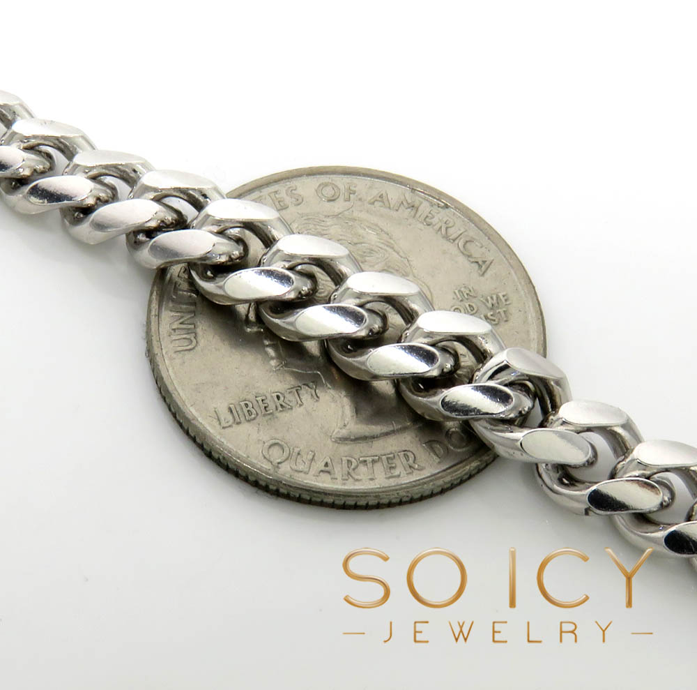 925 sterling silver miami link chain 18-30 inch 7mm
