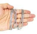 925 sterling silver miami link chain 20-26 inches 5mm
