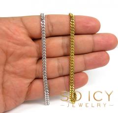 925 sterling silver miami link chain 18-26 inches 4mm