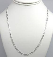 925 sterling silver anchor link chain 18-26 inch 3.30mm