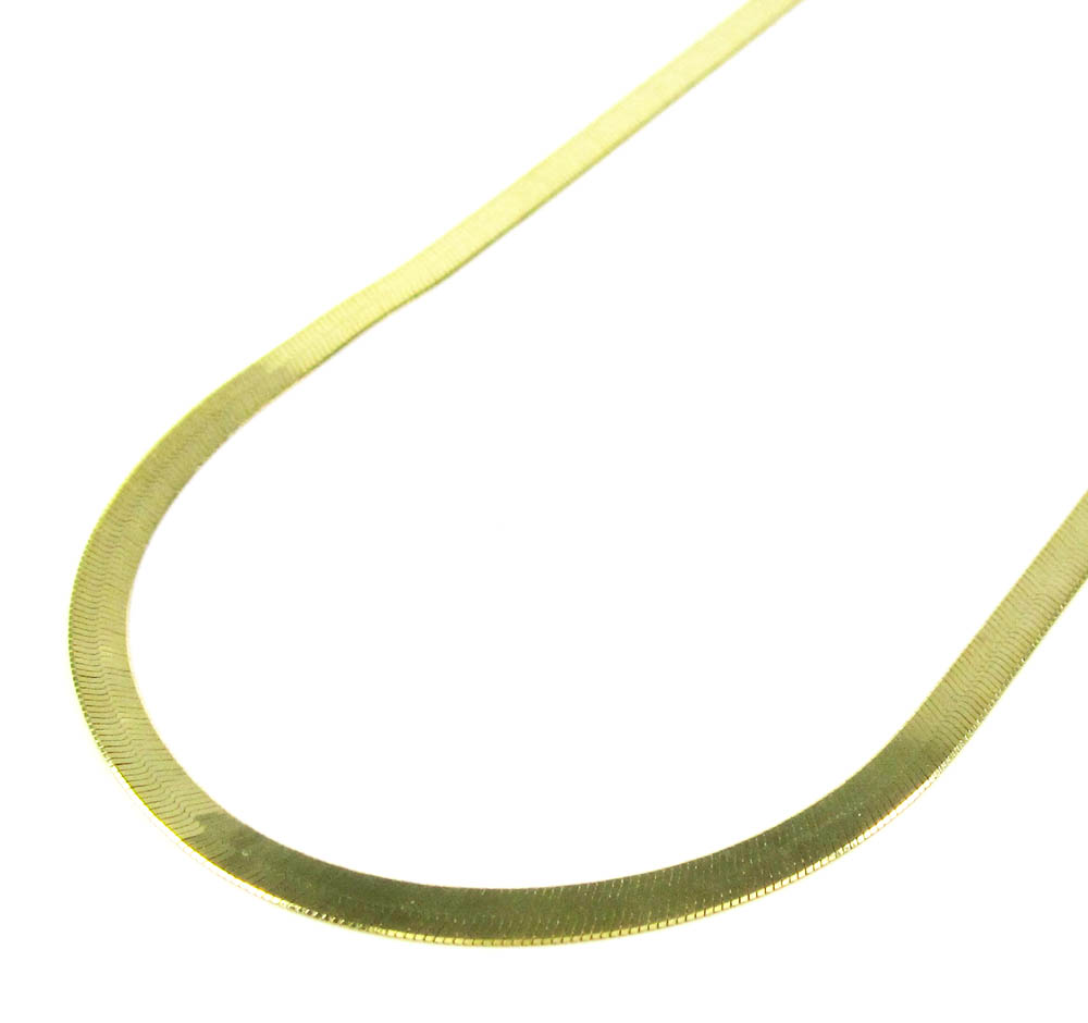 Buy 10k Yellow Gold Herringbone Chain 2224 Inch 2.85mm Online at SO