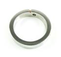 Baraka 18k rose & white gold diamond wedding band 0.08ct