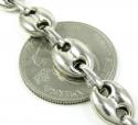 925 white sterling silver gucci link chain 16-36 inch 11mm