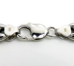 925 white sterling silver gucci link chain 16-36 inch 11mm