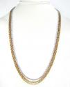 14k gold diamond cut ball bead chain 30 inch 2.75mm