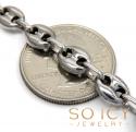 14k white gold gucci link chain 28 inch 7mm 