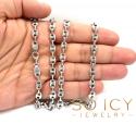 14k white gold gucci link chain 28 inch 7mm 