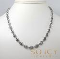 14k white gold gucci link chain 28 inch 7mm 