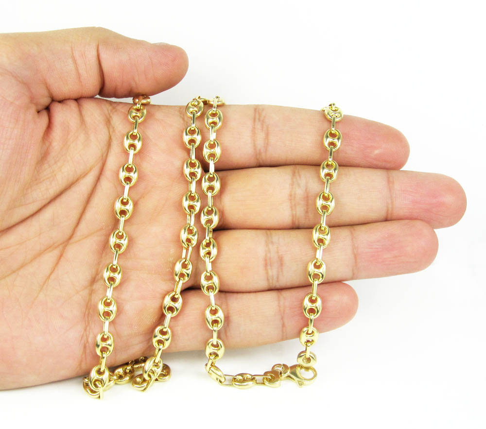 gucci link chain 14k