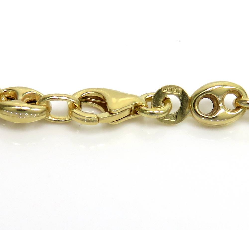 14k yellow gold gucci link chain 20-26 inch 5mm  - Image 3