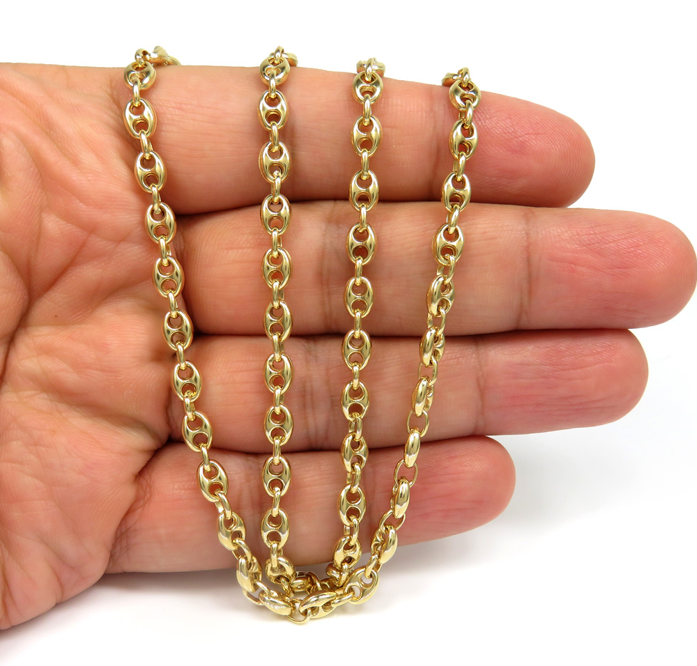 14k yellow gold gucci link chain 20-26 inch 5mm  - Image 4