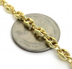14k yellow gold gucci link chain 20-26 inch 5mm 