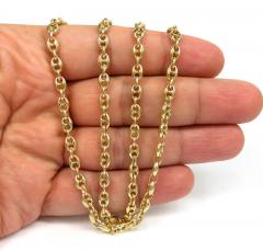 14k yellow gold gucci link chain 20-26 inch 5mm