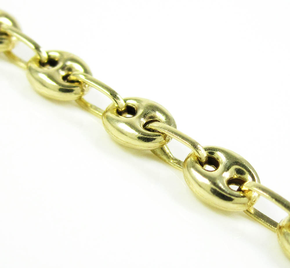 14k yellow gold gucci link chain 20-24 inch 4.10mm 