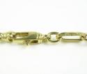 14k two tone gold fancy link chain 30 inch 5.25mm