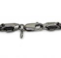 10k black gold franco link chain 24-30 inch 3.50mm