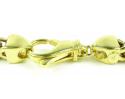 10k yellow gold smooth cut franco link chain 26-36 inch 6.7mm