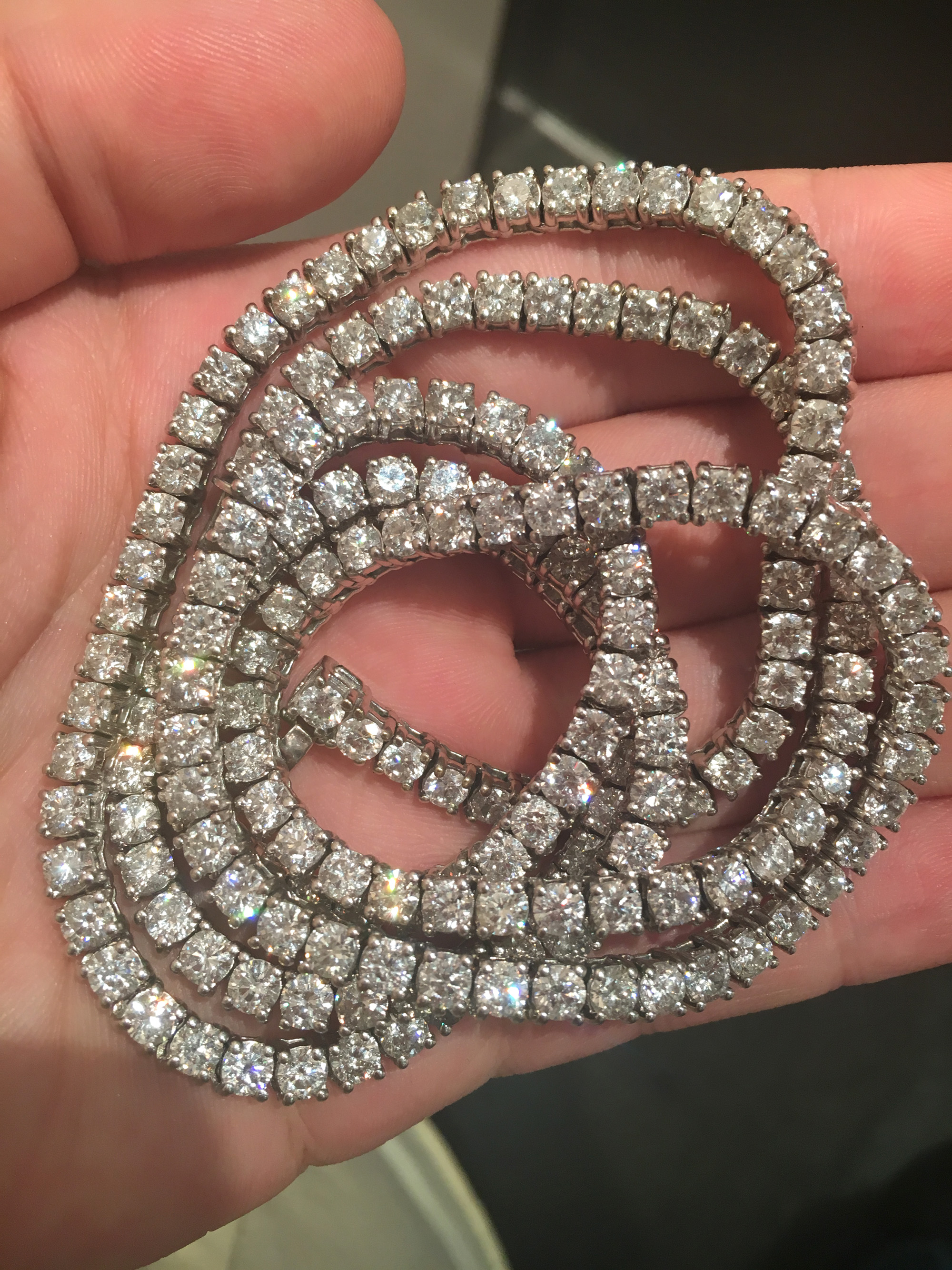 Tennis link necklace Clearance