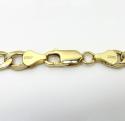 10k yellow gold hollow cuban link chain 20-30 inch 7.5mm