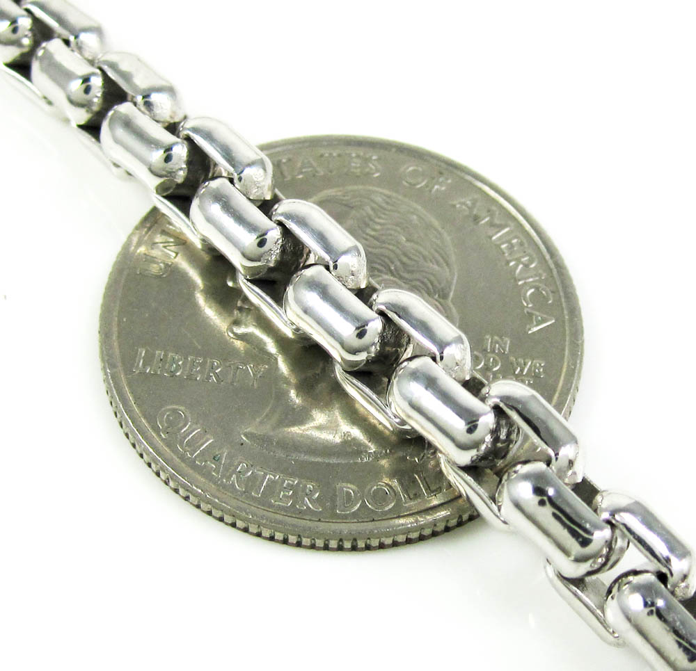 925 sterling silver box link chain 22 inch 5.80mm - Image 3