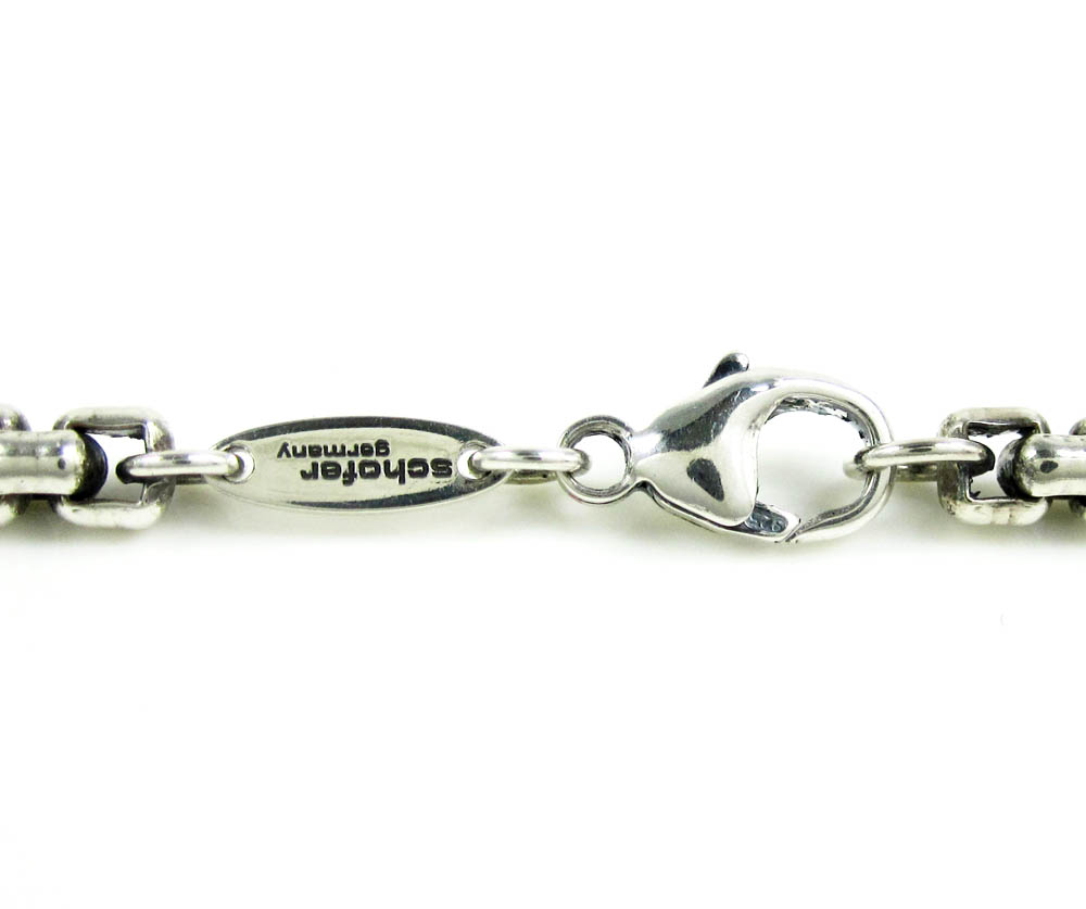 925 sterling silver box link chain 30 inch 4mm