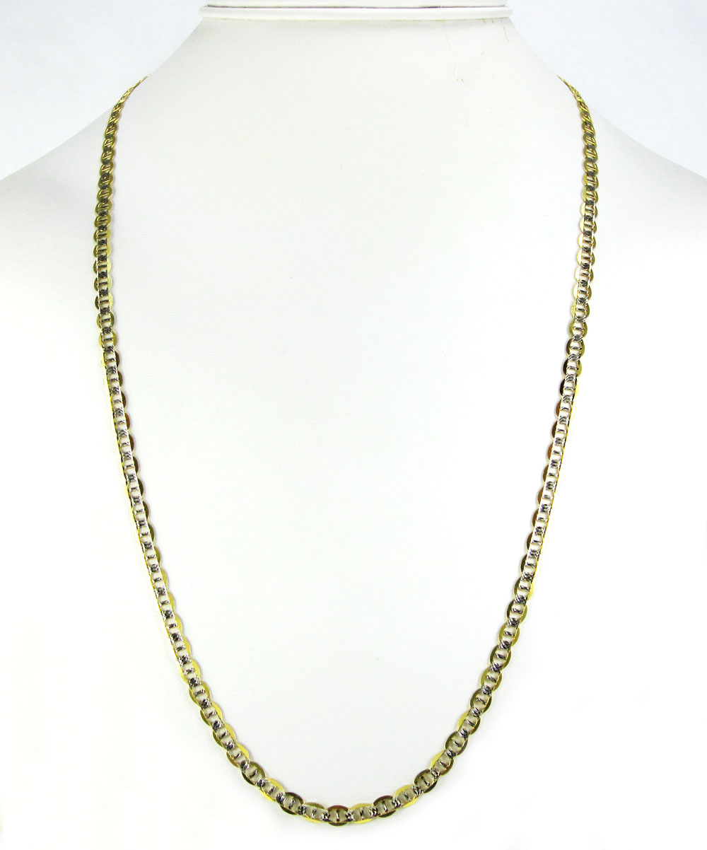 Diamond cut mariner link chain Clearance