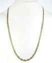 10k yellow gold diamond cut mariner link chain 18-26 inch 4mm