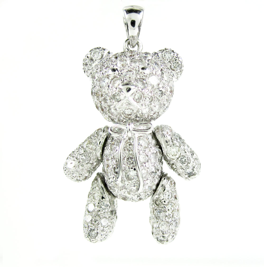 diamond teddy bear purse