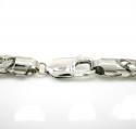 10k white gold franco link chain 30-40 inch 5.3mm