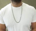 10k white gold franco link chain 30-40 inch 5.3mm