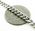 10k white gold miami link chain 22-26 inch 5.40mm