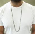 10k white gold miami link chain 22-26 inch 5.40mm