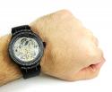 Joe rodeo master black automatic diamond watch 2.20ct