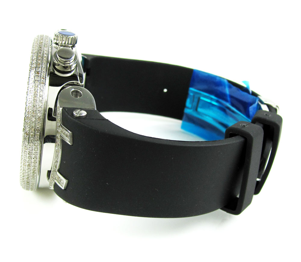 Joe rodeo master white iced out diamond watch jjm68 6.50ct