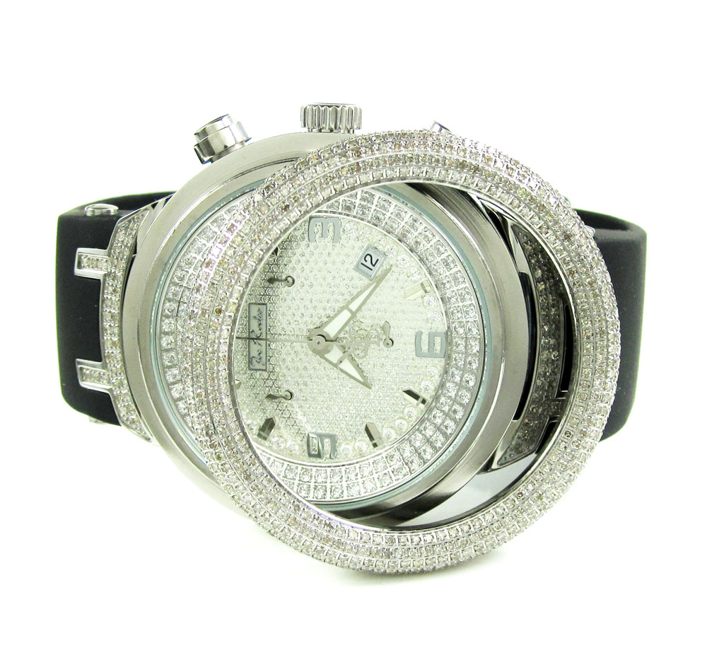 Joe rodeo master white iced out diamond watch jjm68 6.50ct - Image 5