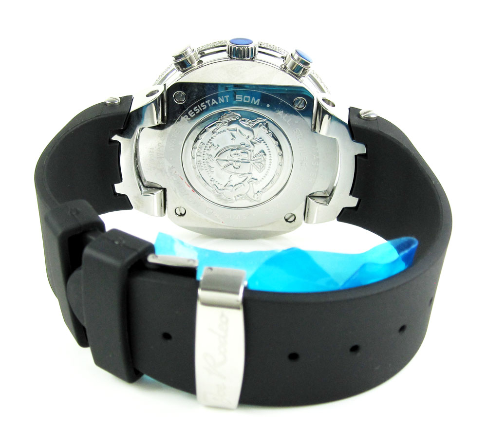 Joe rodeo master white iced out diamond watch jjm68 6.50ct