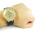 Joe rodeo master yellow iced out diamond watch jjm68 6.50ct