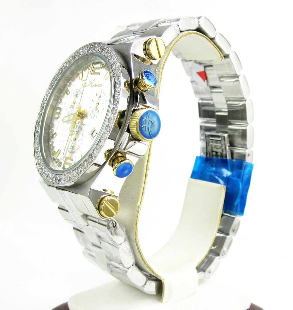 Joe rodeo phantom iced out diamond watch jtpm40 3.25ct