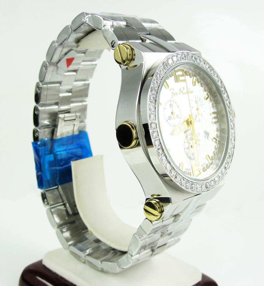 Joe rodeo phantom iced out diamond watch jtpm40 3.25ct - Image 4