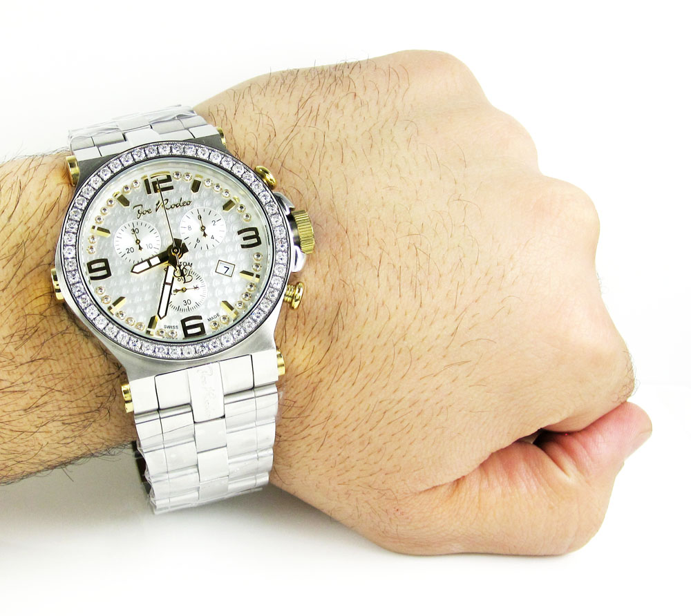 Joe rodeo phantom iced out diamond watch jtpm40 3.25ct - Image 8