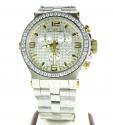Joe rodeo phantom iced out diamond watch jtpm40 3.25ct