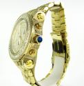 Joe rodeo junior fully iced out yellow watch jju82 17.25ct