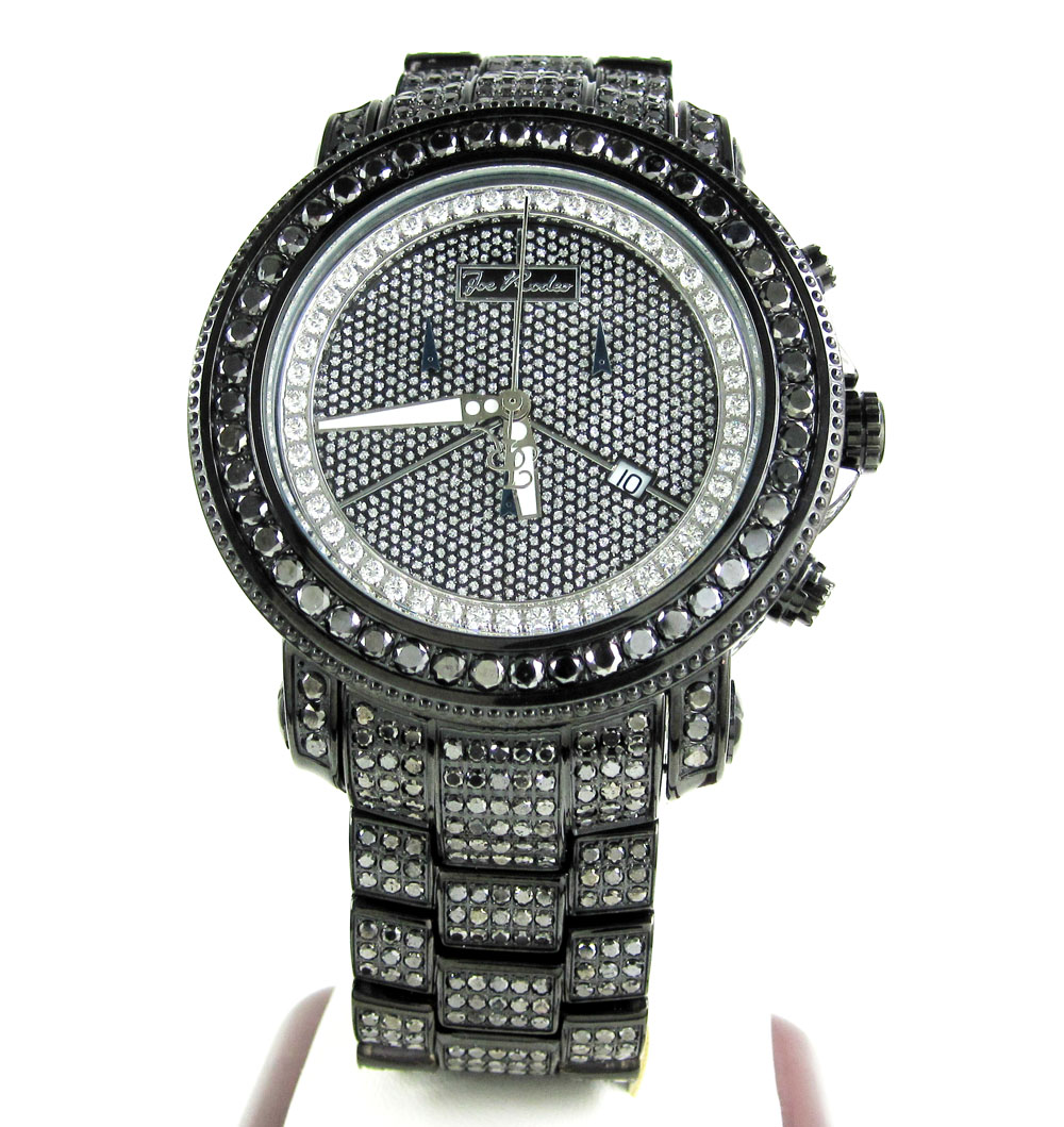 Buy Joe Rodeo Junior Black Diamond Fully Iced Out Watch Jju149