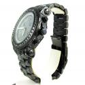 Joe rodeo junior black diamond fully iced out watch jju149 27.00ct