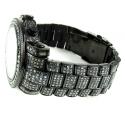 Joe rodeo junior black diamond fully iced out watch jju149 27.00ct