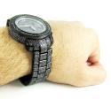 Joe rodeo junior black diamond fully iced out watch jju149 27.00ct