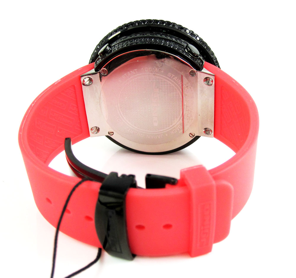 Mens black cz jojino digital watch 10.00ct - Image 6