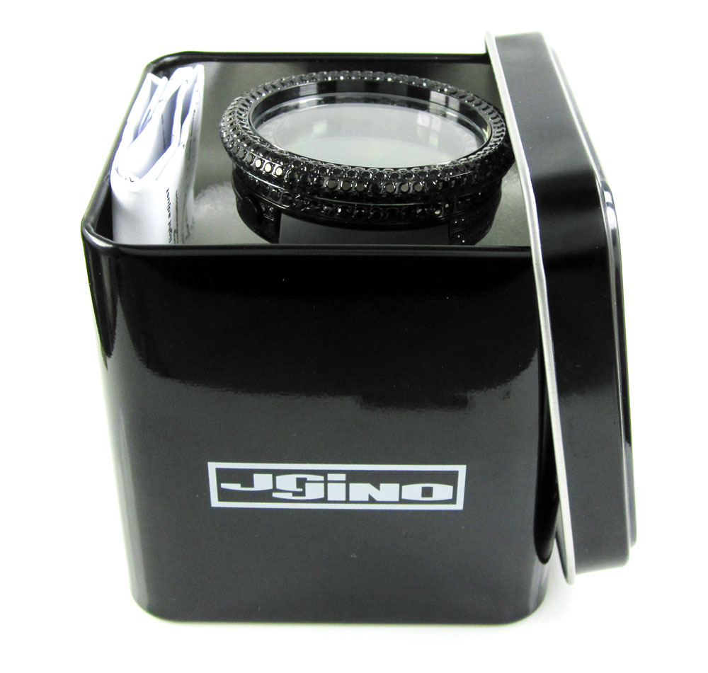 Mens black cz jojino digital watch 10.00ct - Image 8