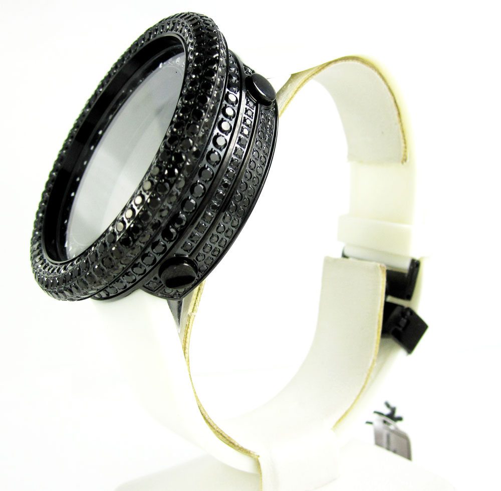 Mens black cz jojino digital watch 10.00ct - Image 3