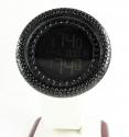 Mens black cz jojino digital watch 10.00ct